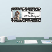 Laat je me een aangepast naamvoorstel zien spandoek (Beurs)