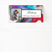 Laat je me een aangepast naamvoorstel zien spandoek (Insitu)