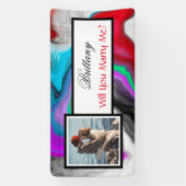 Laat je me een aangepast naamvoorstel zien spandoek (Verticaal)