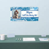 Laat je me een aangepast naamvoorstel zien spandoek (Beurs)