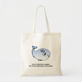 Laat je meevoeren - Walvis Boodschappentas Tote Bag
