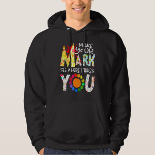 Laat Je Merkwaardige Teken Achter En Kijk Waar Dot Hoodie