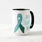 Laat je moeder nooit opgeven, de Mok van Ovarian C (Voorkant rechts)