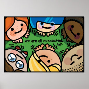 laat je muur werken . poster
