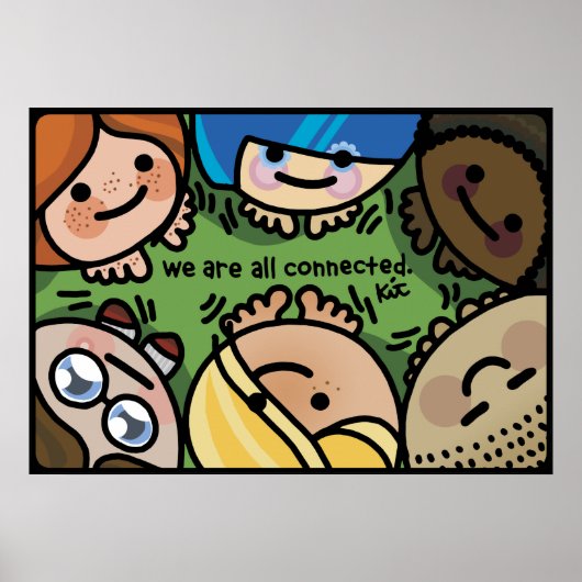 laat je muur werken . poster (Voorkant)