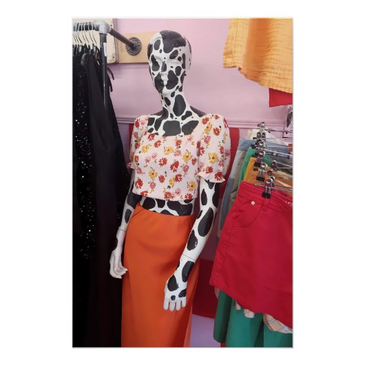 Laat je niet afschrikken door hun onmenselijkheid perfect poster (Voorkant)