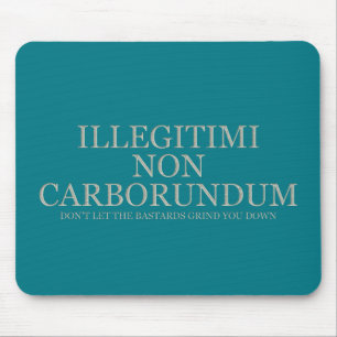 Laat je niet door de borsten klimmen - licht muismat