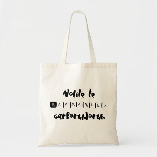 Laat je niet in de steek. tote bag (Voorkant)
