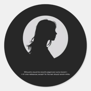 Laat je niet misleiden door het mooie gezicht Kara Ronde Sticker