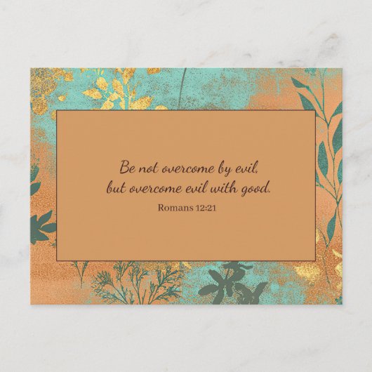 Laat je niet overweldigen door het slechte Terraco Briefkaart (Voorkant)