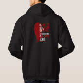 Laat je niet overwinnen door het kwaad, maar overw hoodie (Achterkant)