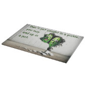 Laat je niet vangen in een augurk snijplank (Hoek)