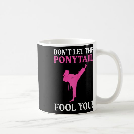 Laat je niet voor de gek houden door de paardensta koffiemok (Rechts)