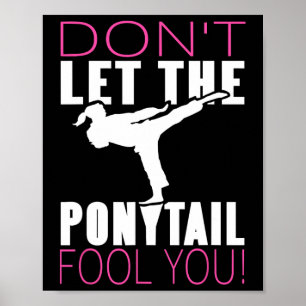 Laat je niet voor de gek houden door de paardensta poster
