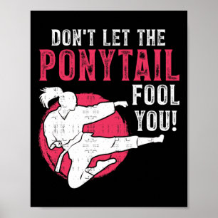 Laat je niet voor de gek houden door de paardensta poster