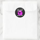 Laat je niet voor de gek houden door de paardensta ronde sticker (Tas)