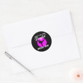 Laat je niet voor de gek houden door de paardensta ronde sticker (Envelop)