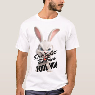Laat je niet voor de gek houden door het gezicht t-shirt
