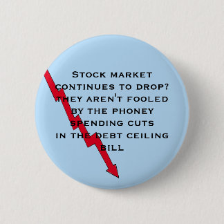 Laat je niet voor de gek houden door phony-bezuini ronde button 5,7 cm