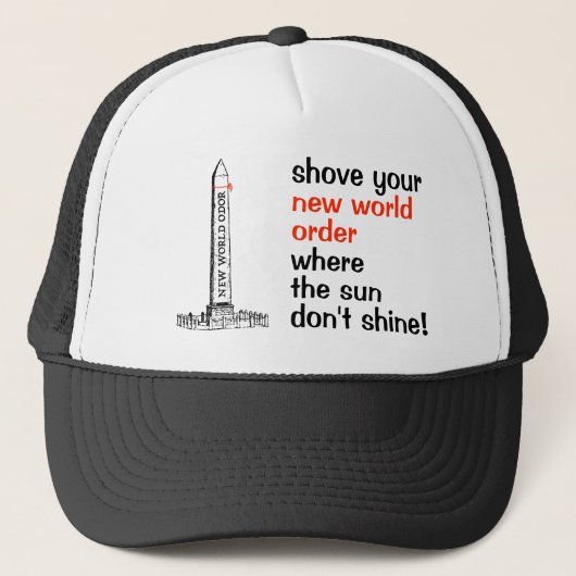 Laat je NWO Trucker Hat zien Pet (Voorkant)