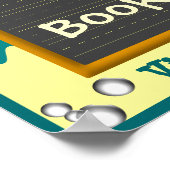 Laat je op de boeken drukken! poster (Hoek)