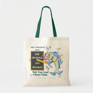 Laat je op de boeken drukken! tote bag