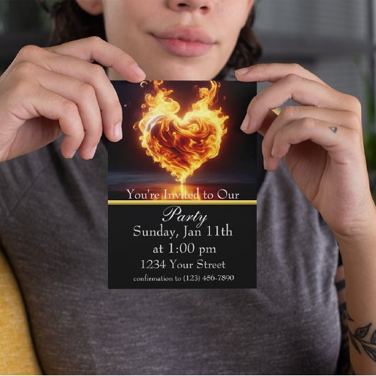 Laat je opwinden voor ons feest! kaart