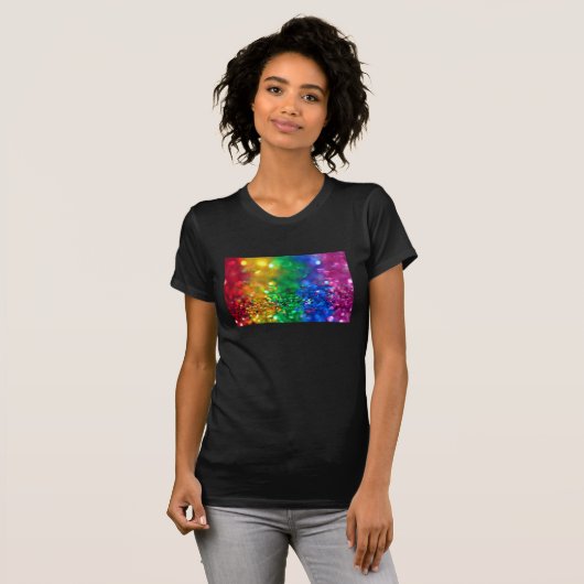 Laat je Pride shimmer T-shirt (Voorkant volledig)