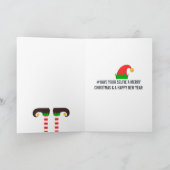 Laat je selfie een vrolijk kerstfeest foto zien feestdagen kaart (Binnen)