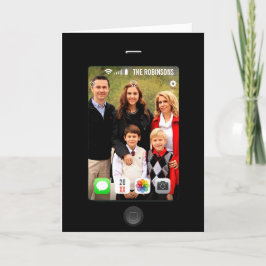 Laat je selfie een vrolijk kerstfeest foto zien feestdagen kaart