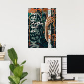 Laat je spijkers je persoonlijkheid weerspiegelen, poster (Thuiskantoor)