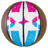 Laat je sporen na basketbal (Verticaal)