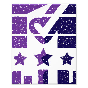 Laat je sporen na foto afdruk