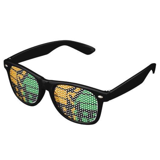 Laat je sporen na retro zonnebril (Gekanteld)