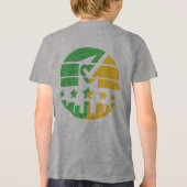 Laat je sporen na Tri-Blend shirt (Achterkant)