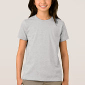 Laat je sporen na Tri-Blend shirt (Voorkant)