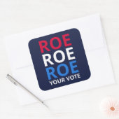 Laat je stem horen I Vierkante Sticker (Envelop)