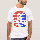 Laat je stem horen t-shirt (Voorkant)
