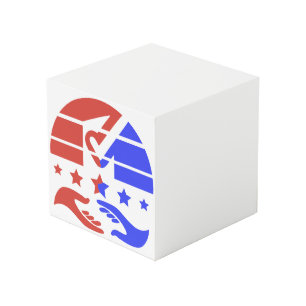 Laat je stem tellen kubus