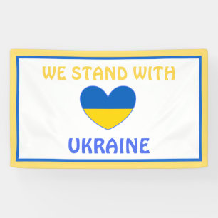 Laat je steun aan Oekraïne zien met deze Spandoek
