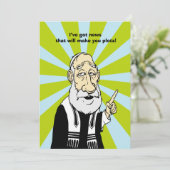 Laat je uitzetten met Hanukkah Card Feestdagenkaart (Staand voorkant)