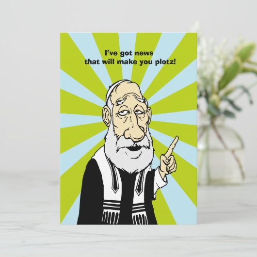 Laat je uitzetten met Hanukkah Card Feestdagenkaart (Staand voorkant)