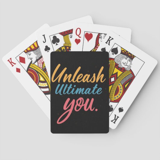 Laat je ultieme leven pokerkaarten (Achterkant)