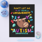 Laat je unieke Autisme-bewustzijn niet los Flyer (Enkel)