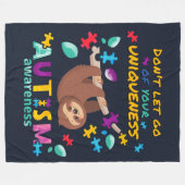 Laat je unieke kleurrijke herinnering niet los fleece deken (Voorkant (Horizontaal))