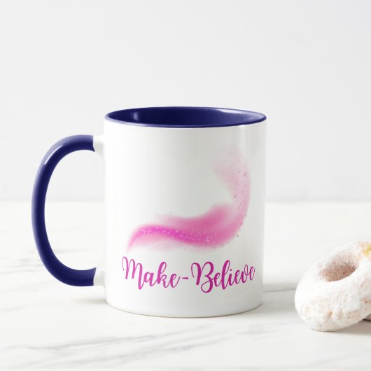 Laat je verbeelding geloven mok (Met donut)