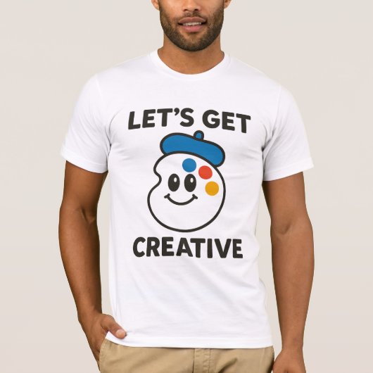 Laat je verbeelding kleuren! t-shirt (Voorkant)