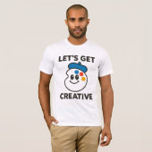 Laat je verbeelding kleuren! t-shirt (Voorkant volledig)