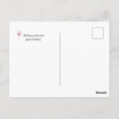 Laat je verjaardag niet van je muizen weg briefkaart (Achterkant)