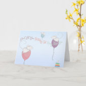 Laat je verjaardag niet van je muizen weg kaart (Gele Bloem)